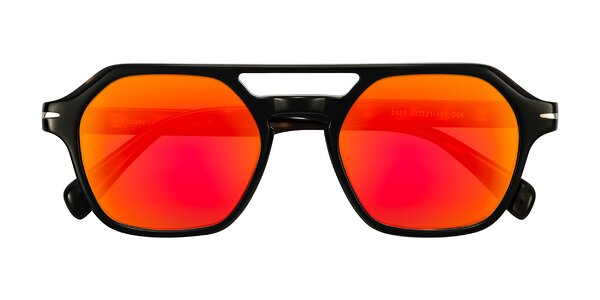 Front of Kibandou in Black/Tortoise