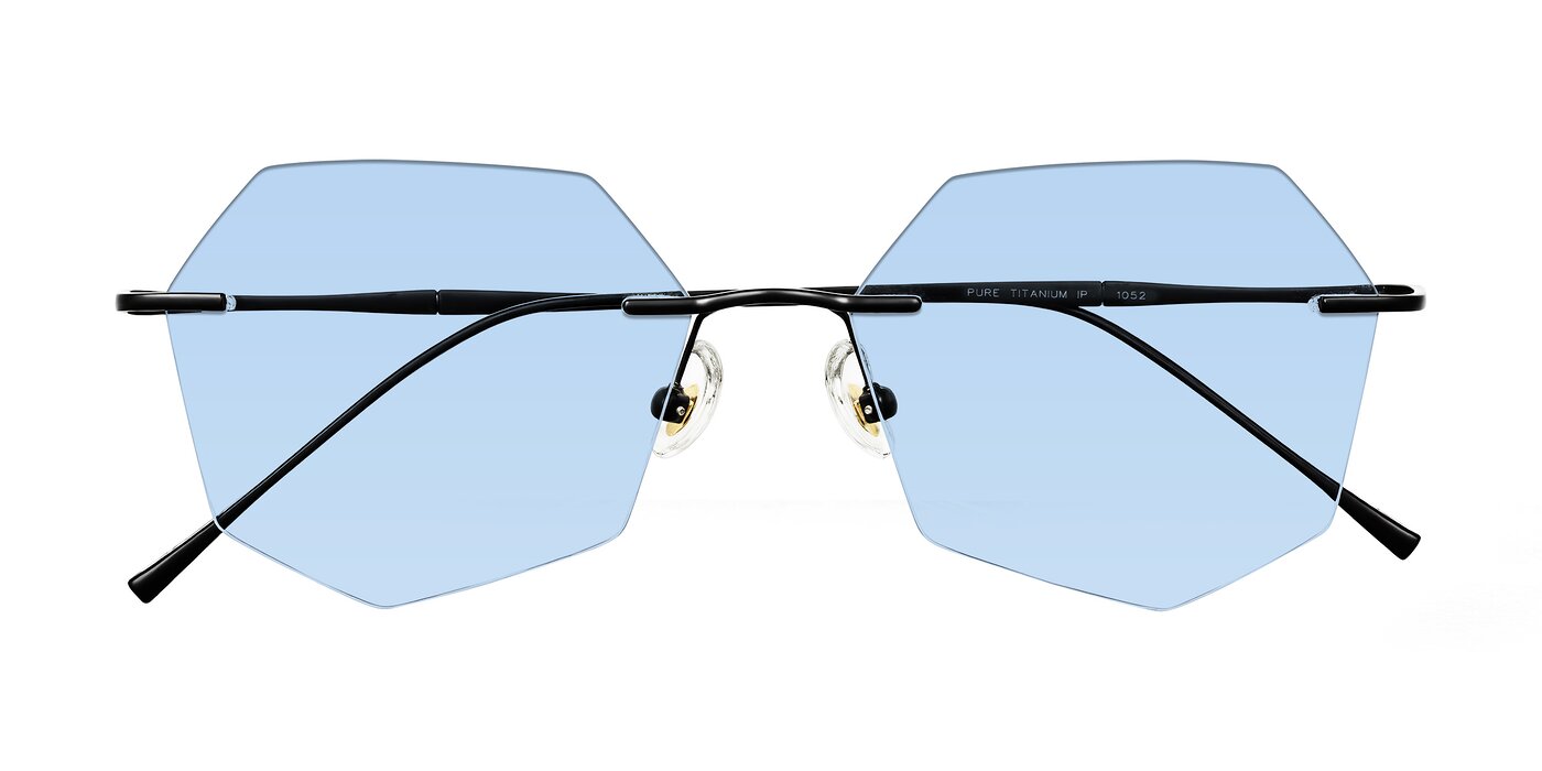 Edme - Matte Black Tinted Sunglasses