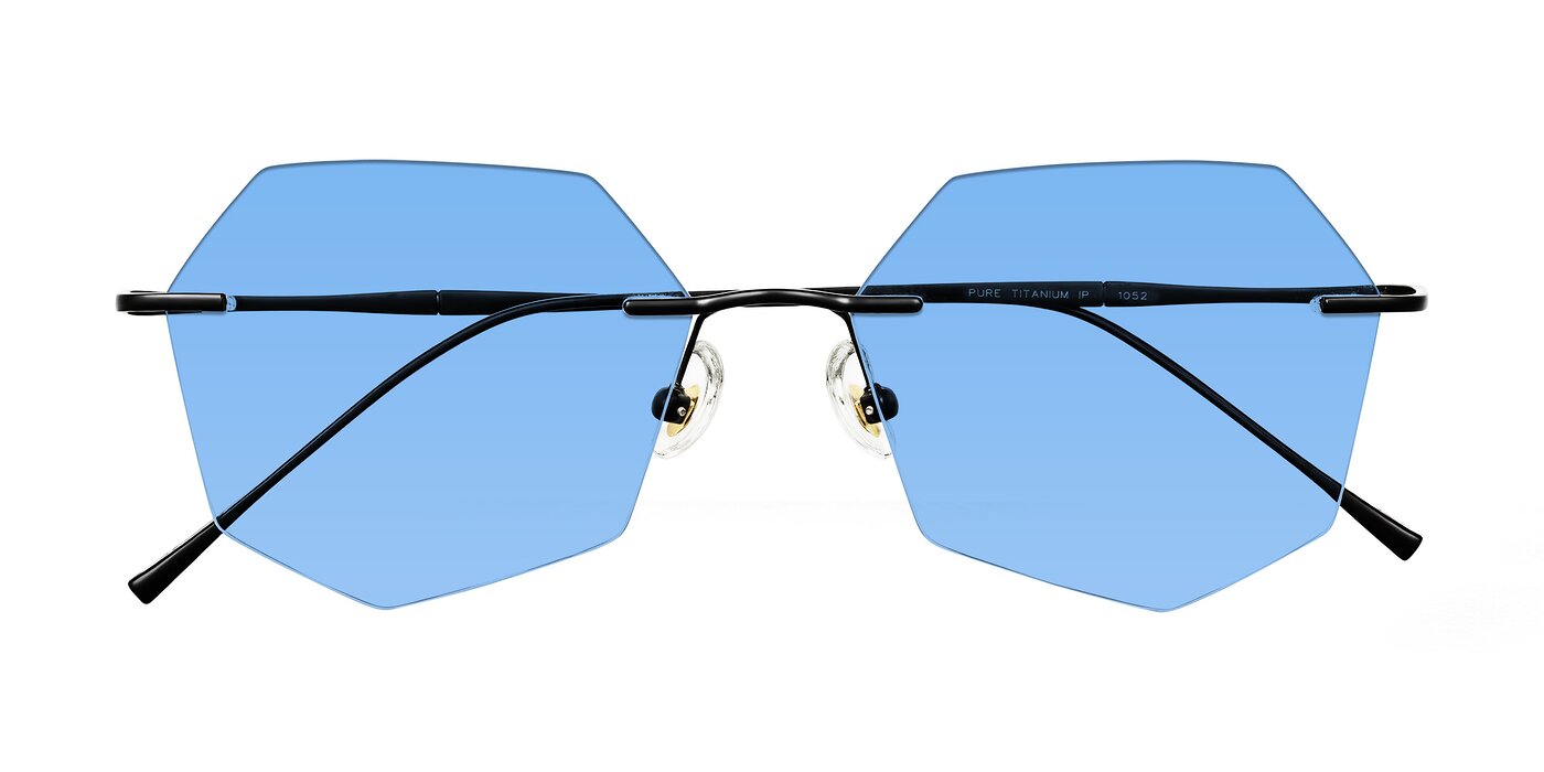 Edme - Matte Black Tinted Sunglasses