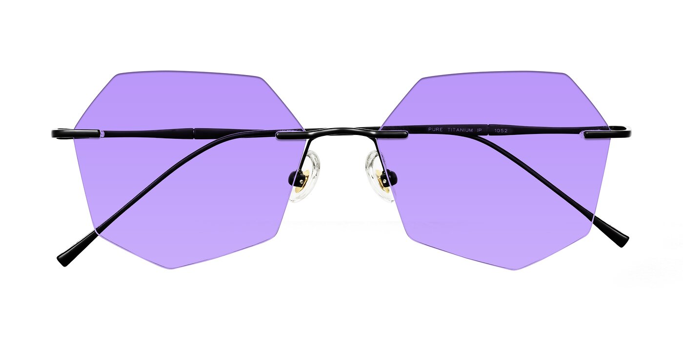 Edme - Matte Black Tinted Sunglasses