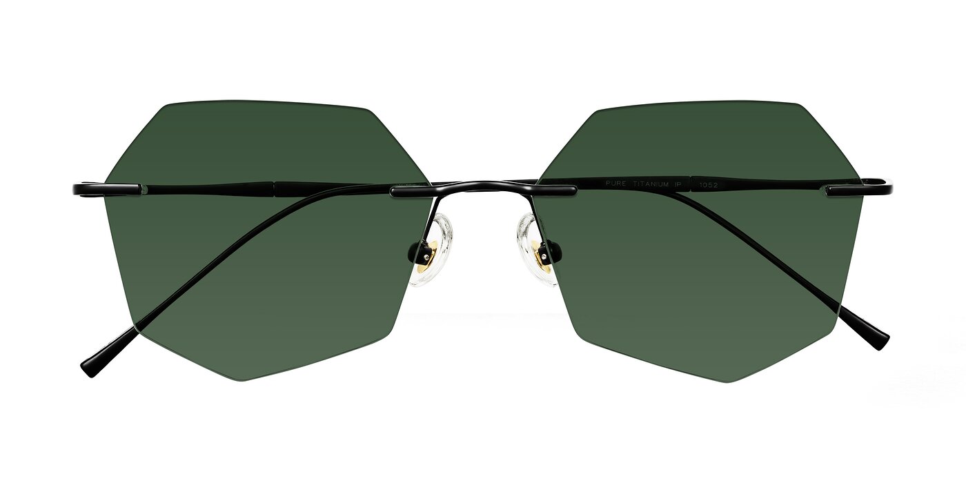 Edme - Matte Black Tinted Sunglasses