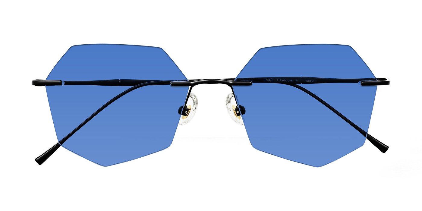 Edme - Matte Black Tinted Sunglasses