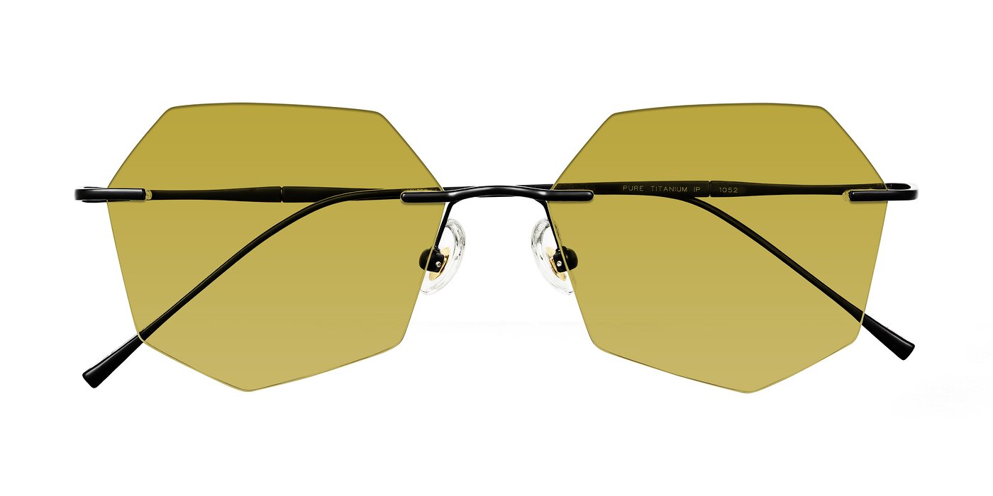Edme - Matte Black Tinted Sunglasses