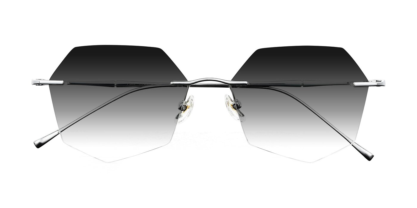 Edme - Silver Gradient Sunglasses