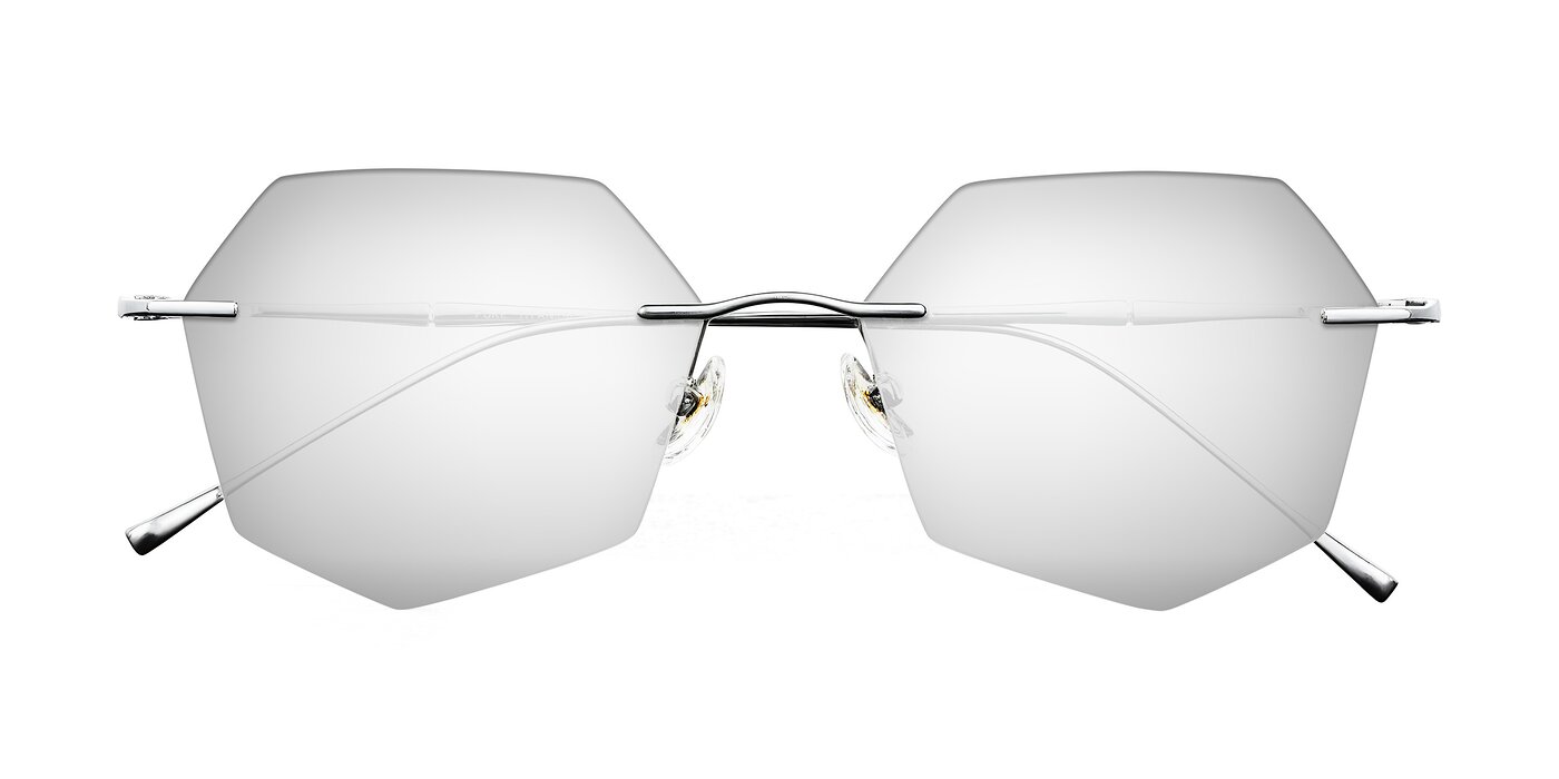 Edme - Silver Flash Mirrored Sunglasses