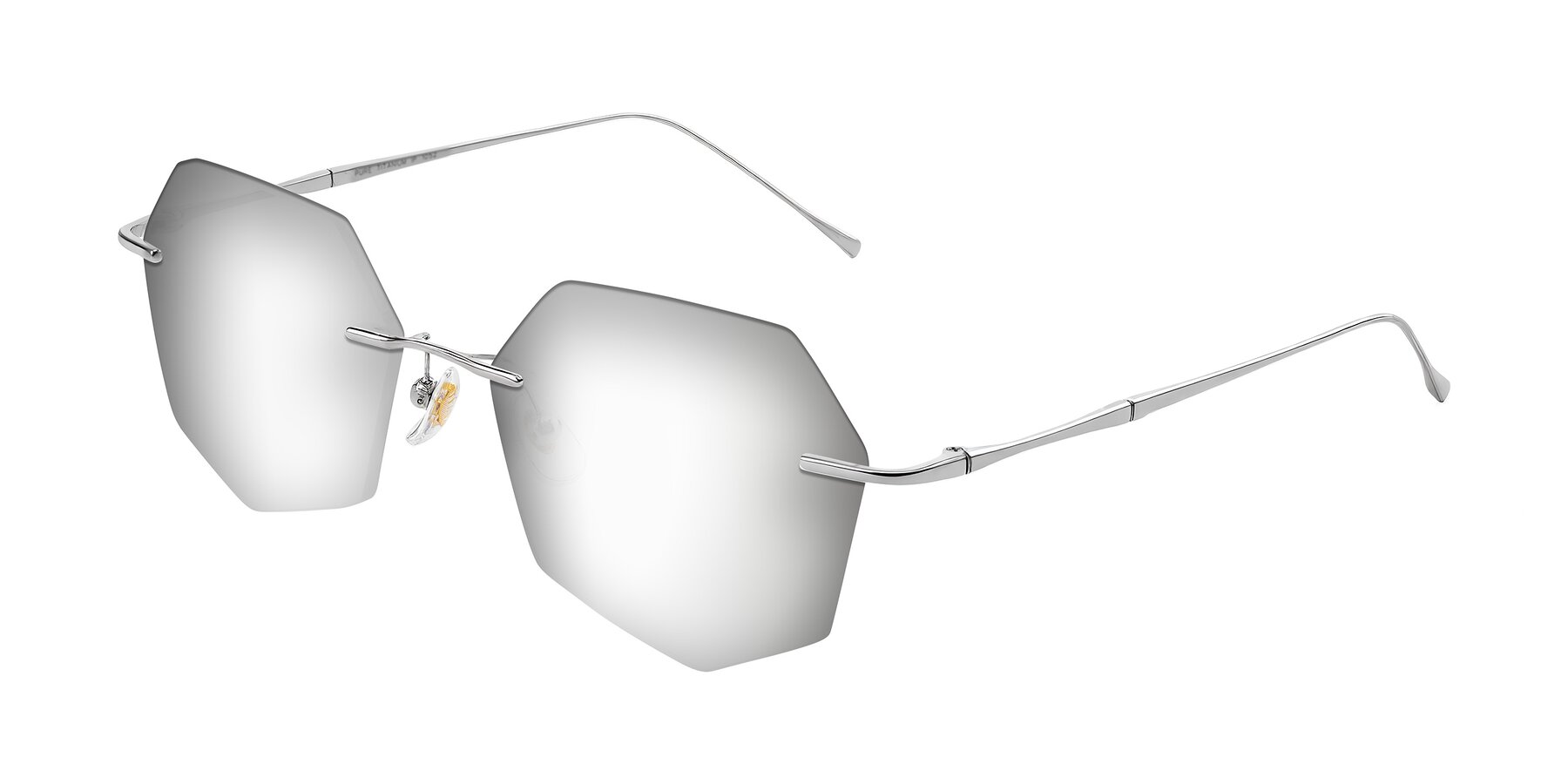 Angle of Edme in Silver with Silver Mirrored Lenses