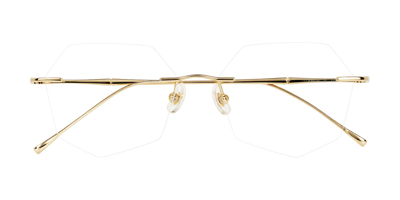 Edme - Gold Eyeglasses