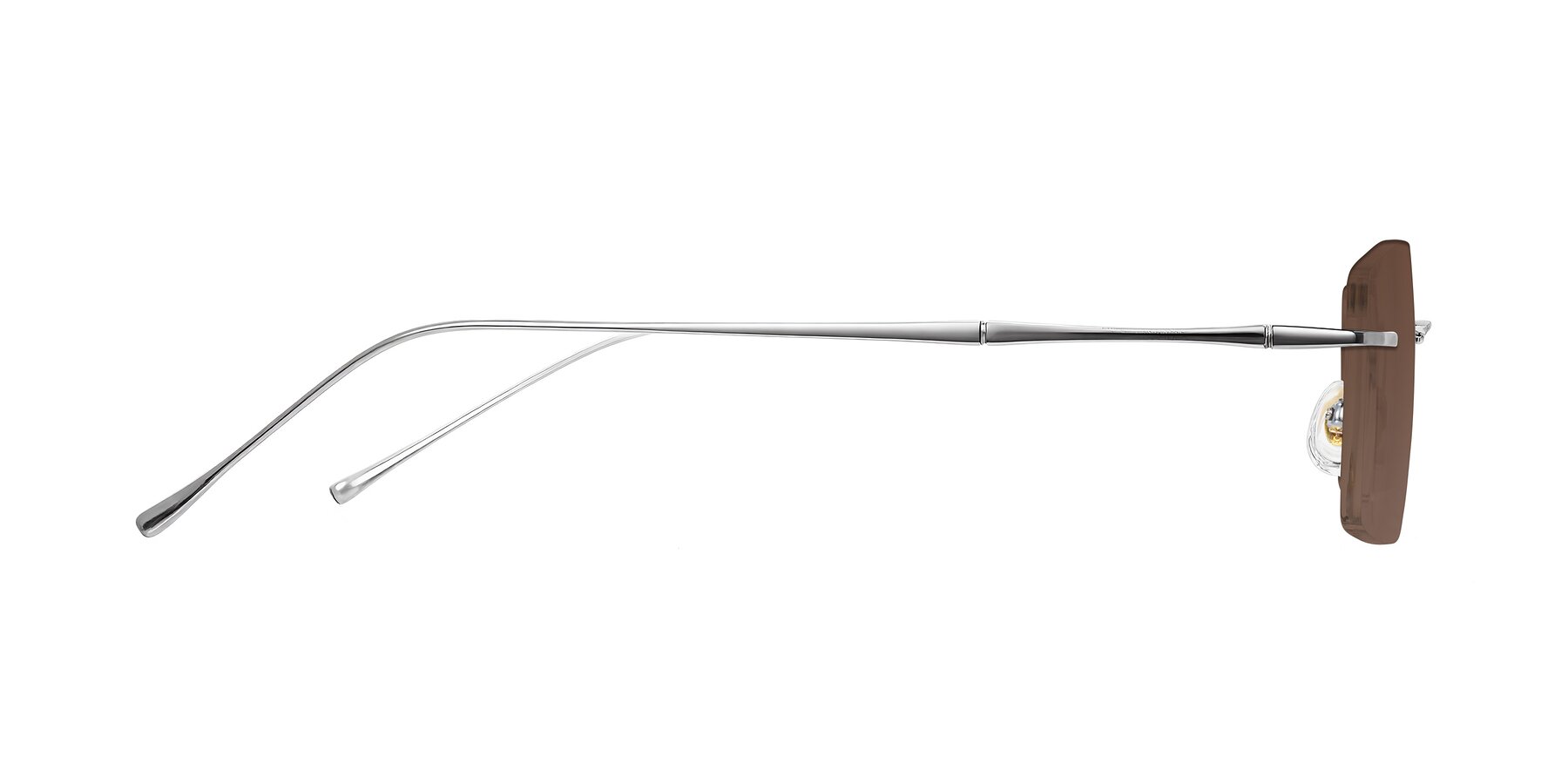 Side of Cartman in Silver with Brown Tinted Lenses