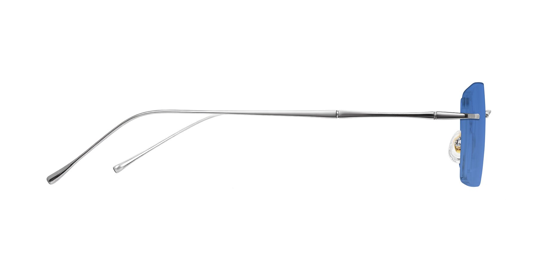 Side of Cartman in Silver with Blue Tinted Lenses