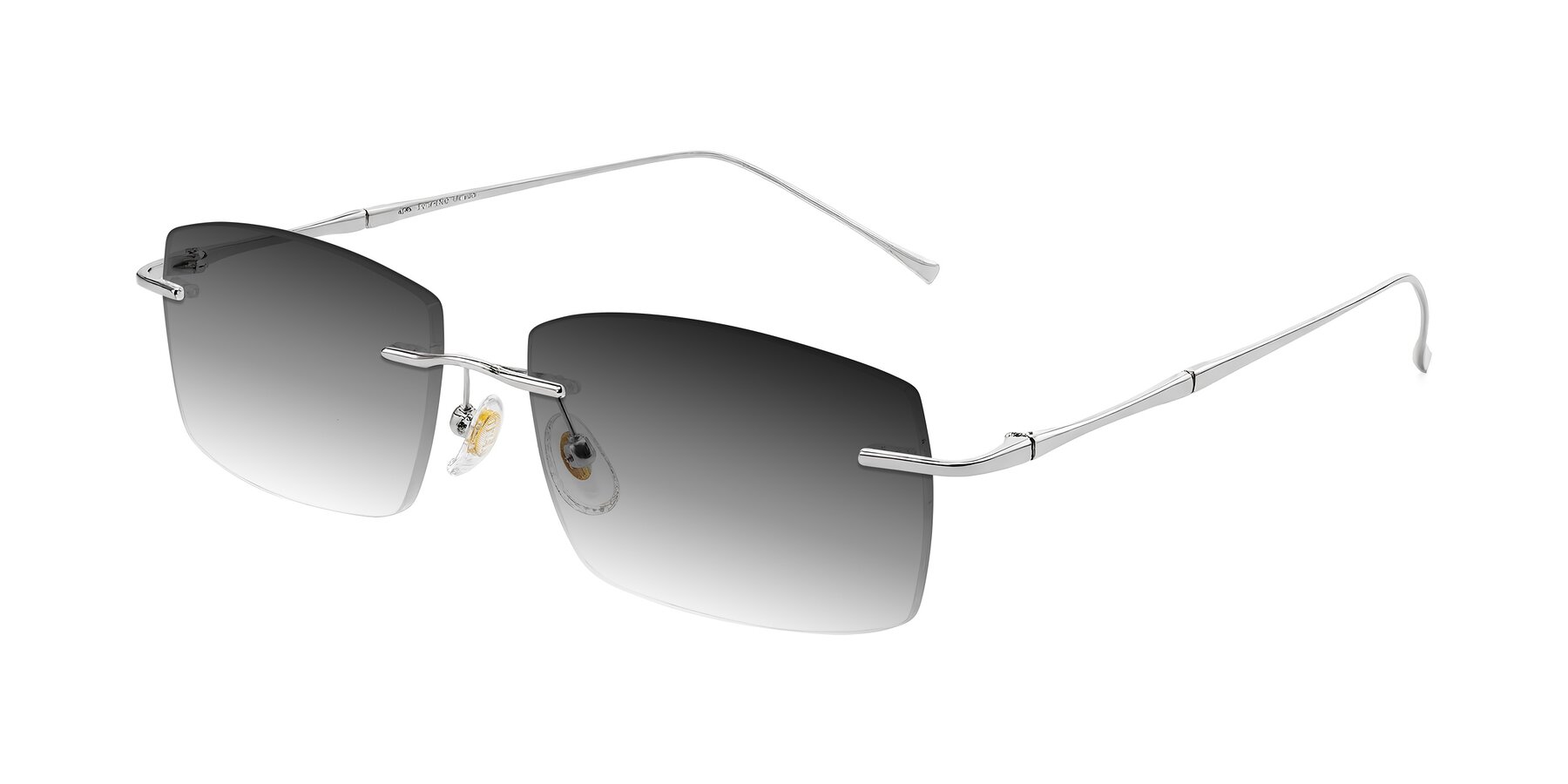 Angle of Cartman in Silver with Gray Gradient Lenses