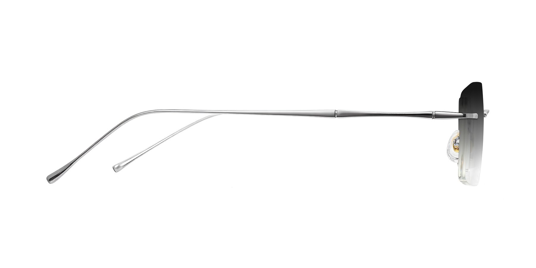 Side of Cartman in Silver with Gray Gradient Lenses