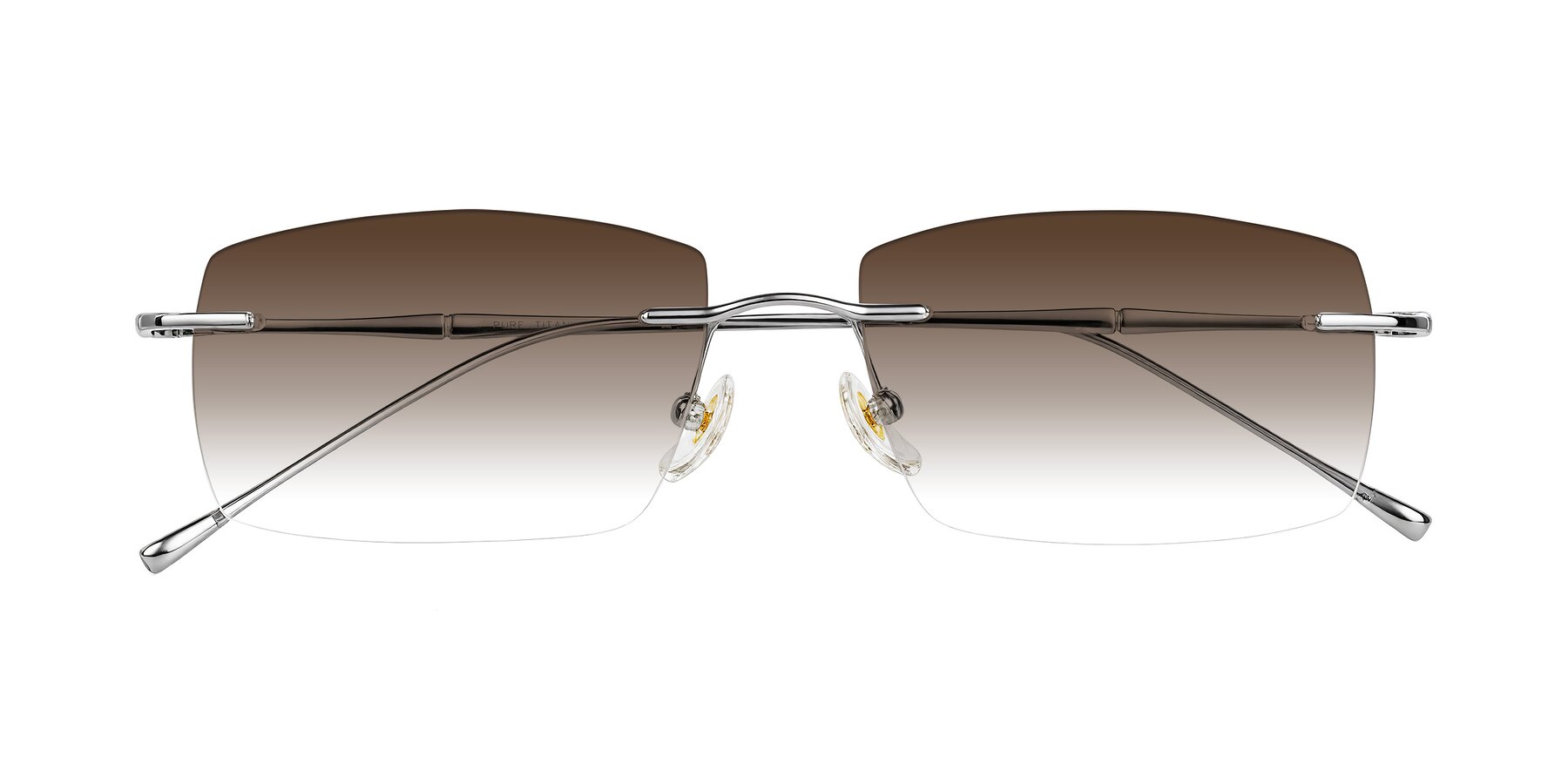 Folded Front of Cartman in Silver with Brown Gradient Lenses