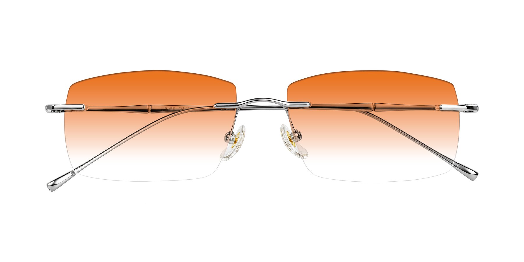 Folded Front of Cartman in Silver with Orange Gradient Lenses