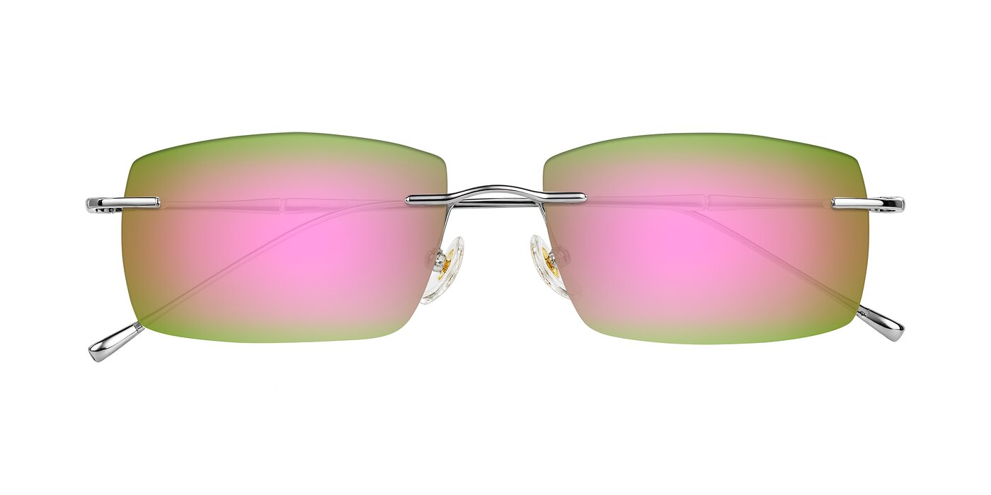 Cartman - Silver Flash Mirrored Sunglasses