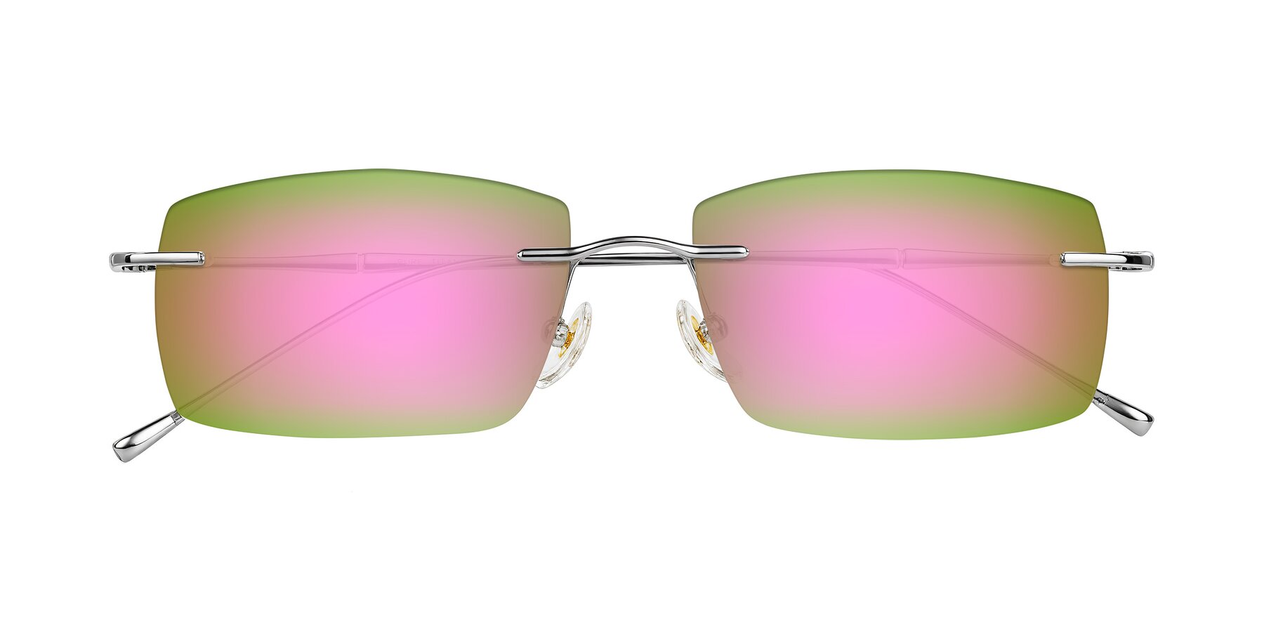 Folded Front of Cartman in Silver with Pink Mirrored Lenses