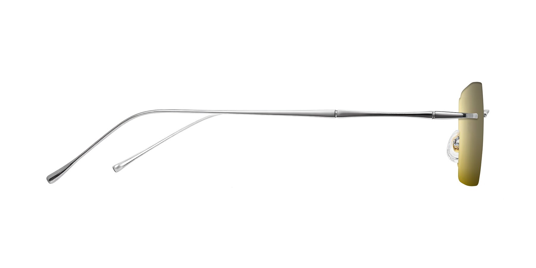 Side of Cartman in Silver with Gold Mirrored Lenses