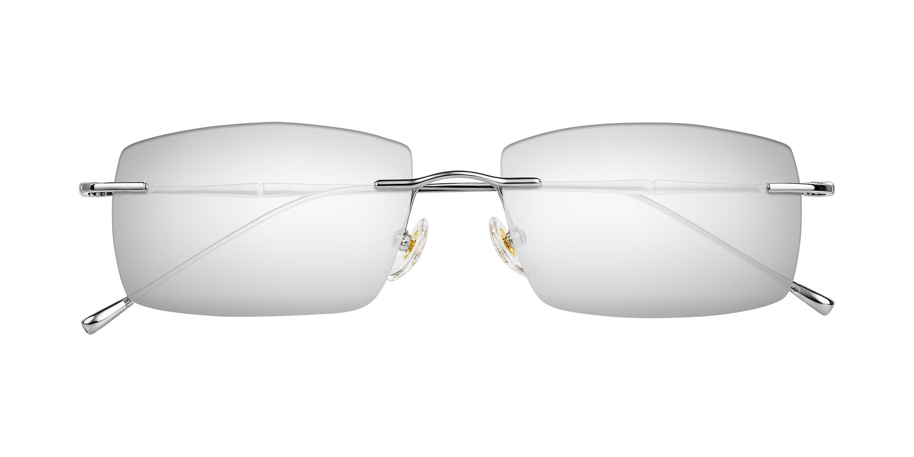 Folded Front of Cartman in Silver with Silver Mirrored Lenses