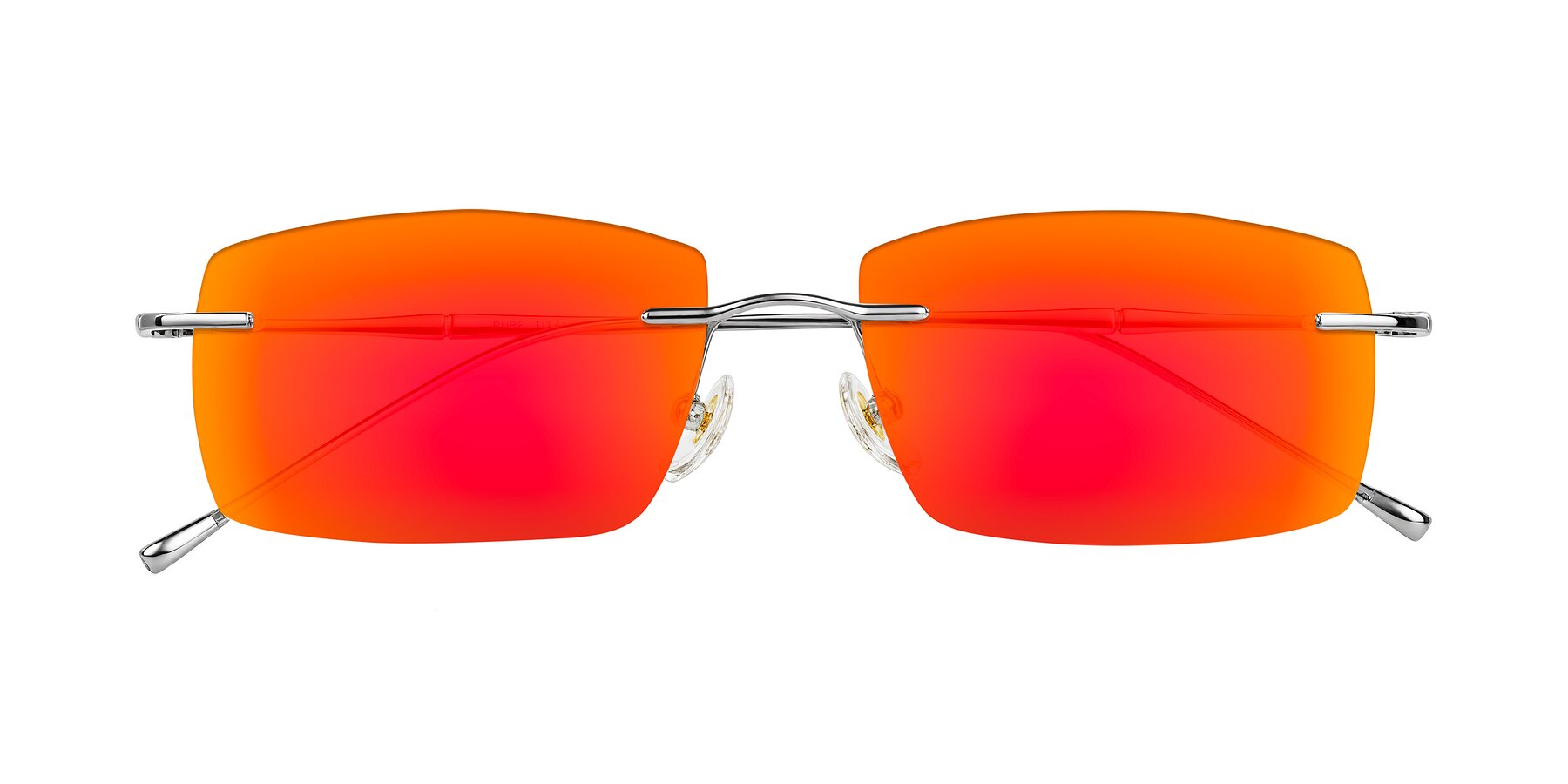Folded Front of Cartman in Silver with Red Gold Mirrored Lenses