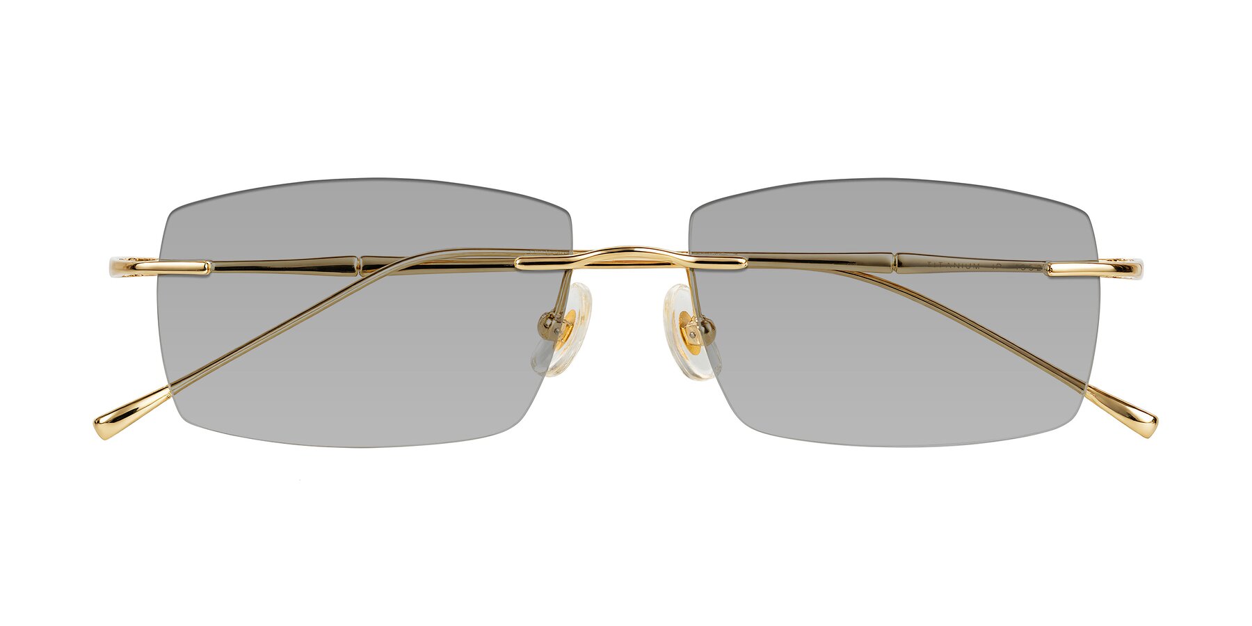 Folded Front of Cartman in Gold with Light Gray Tinted Lenses