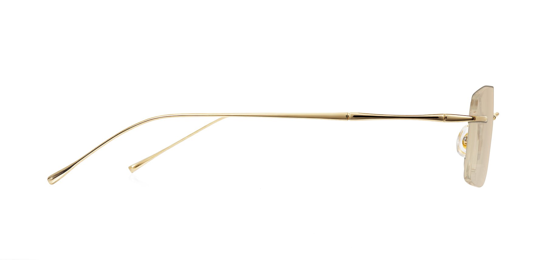 Side of Cartman in Gold with Light Brown Tinted Lenses