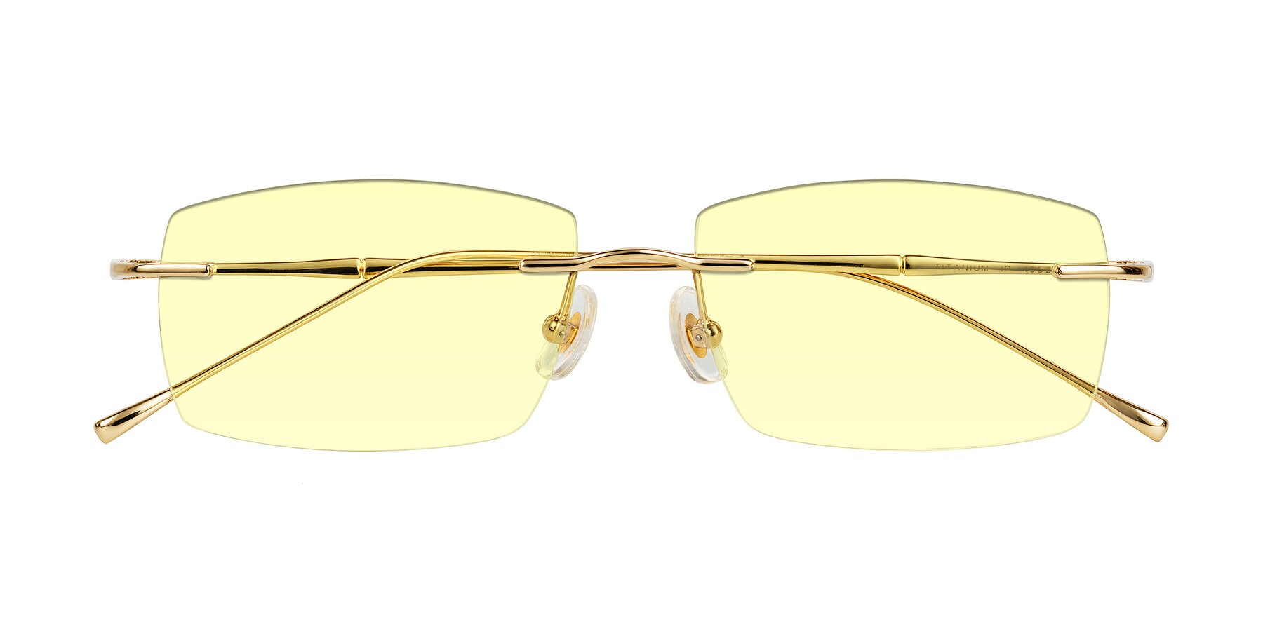 Folded Front of Cartman in Gold with Light Yellow Tinted Lenses