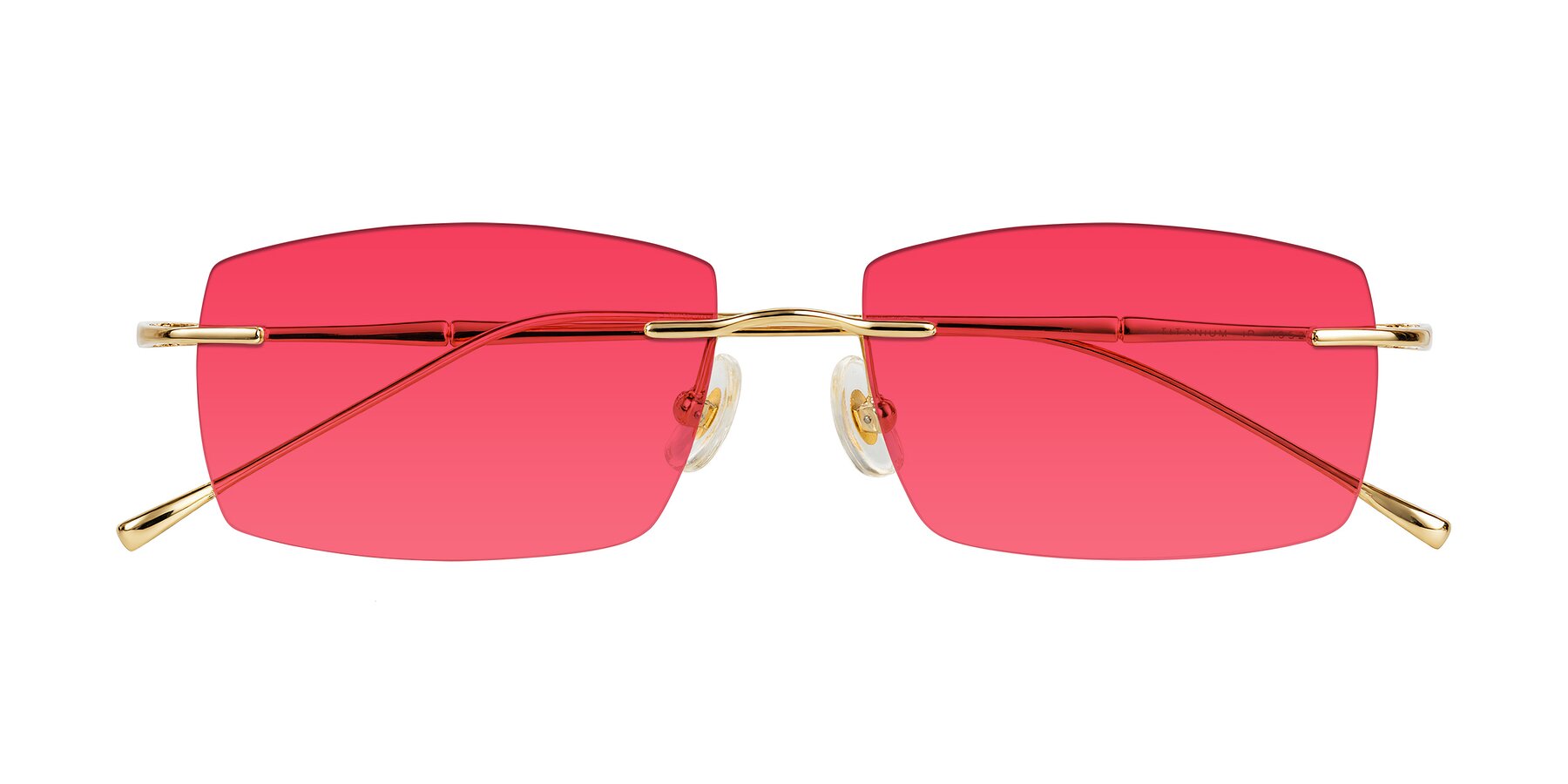 Folded Front of Cartman in Gold with Red Tinted Lenses