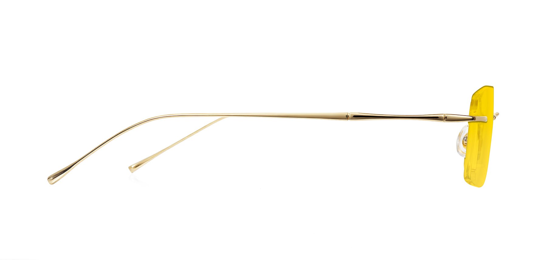 Side of Cartman in Gold with Yellow Tinted Lenses