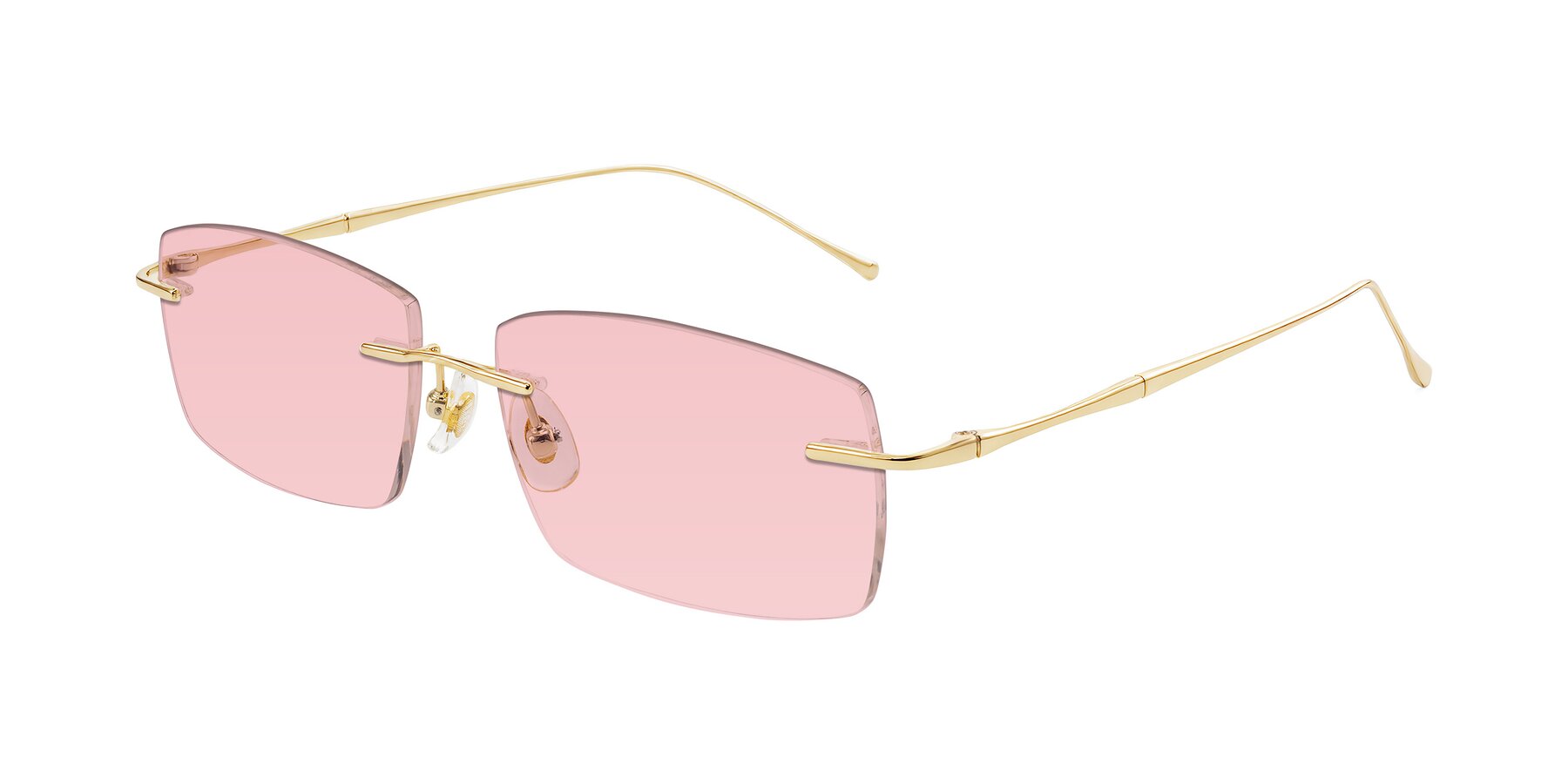 Angle of Cartman in Gold with Light Garnet Tinted Lenses