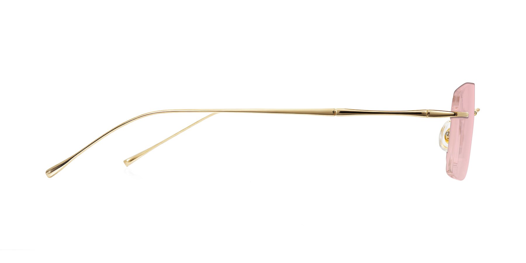 Side of Cartman in Gold with Light Garnet Tinted Lenses