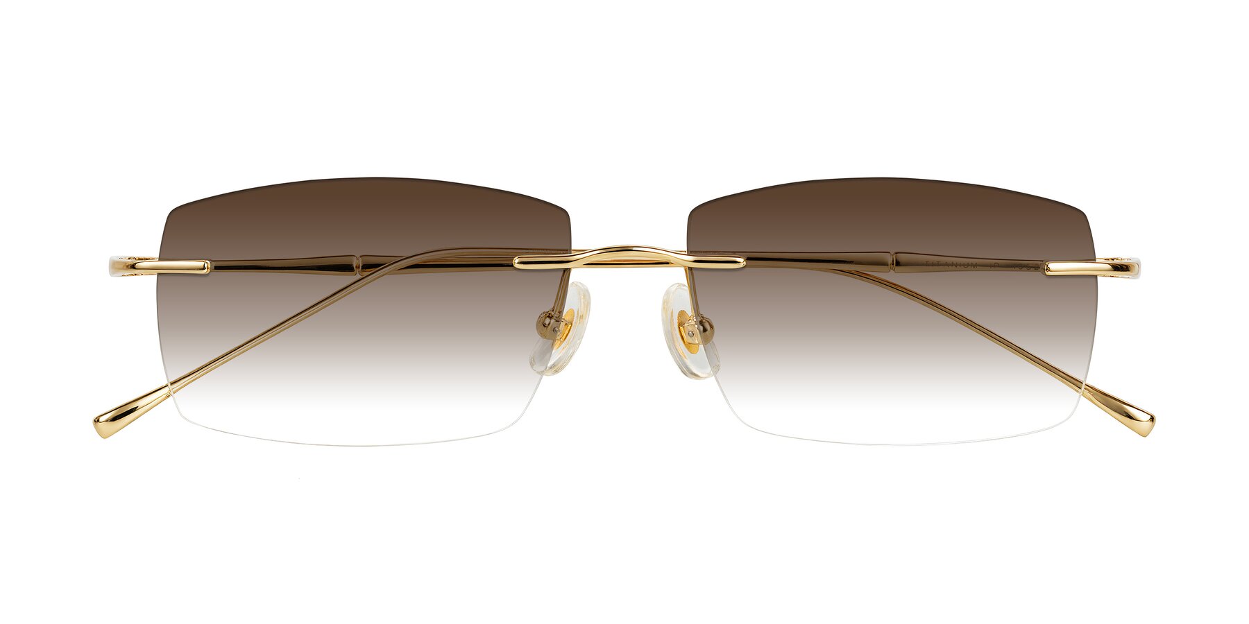 Folded Front of Cartman in Gold with Brown Gradient Lenses