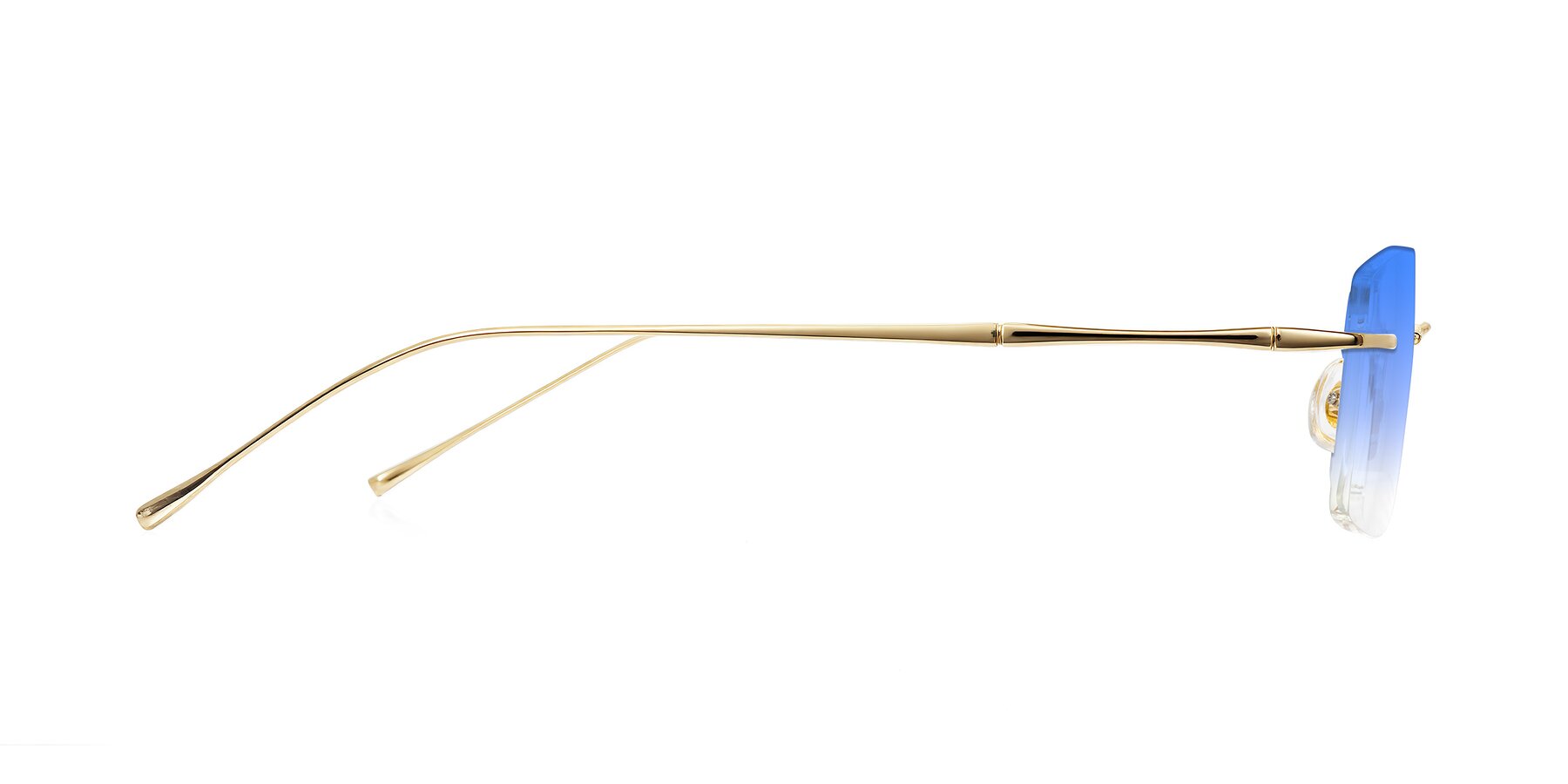 Side of Cartman in Gold with Blue Gradient Lenses