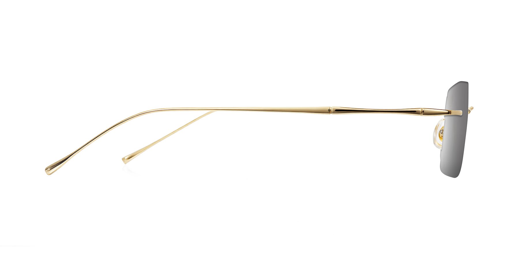 Side of Cartman in Gold with Silver Mirrored Lenses