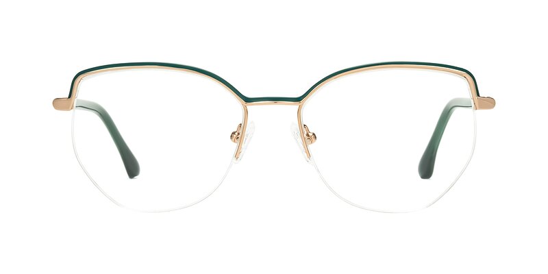Heenan - Green/Gold Eyeglasses