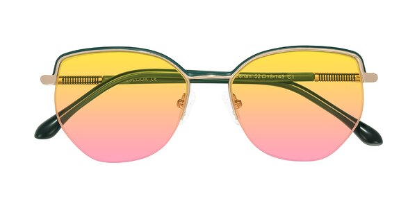 Front of Heenan in Green/Gold