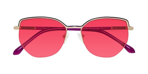 Front of Heenan in Purple/Gold