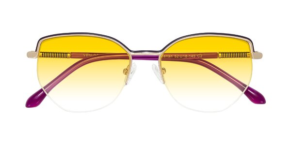 Front of Heenan in Purple/Gold