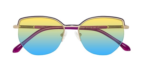 Front of Heenan in Purple/Gold