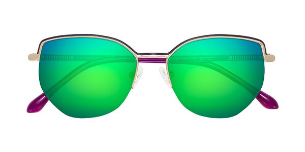 Front of Heenan in Purple/Gold