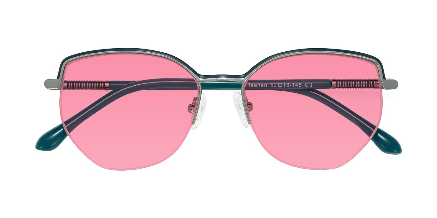 Heenan - Teal/Silver Tinted Sunglasses