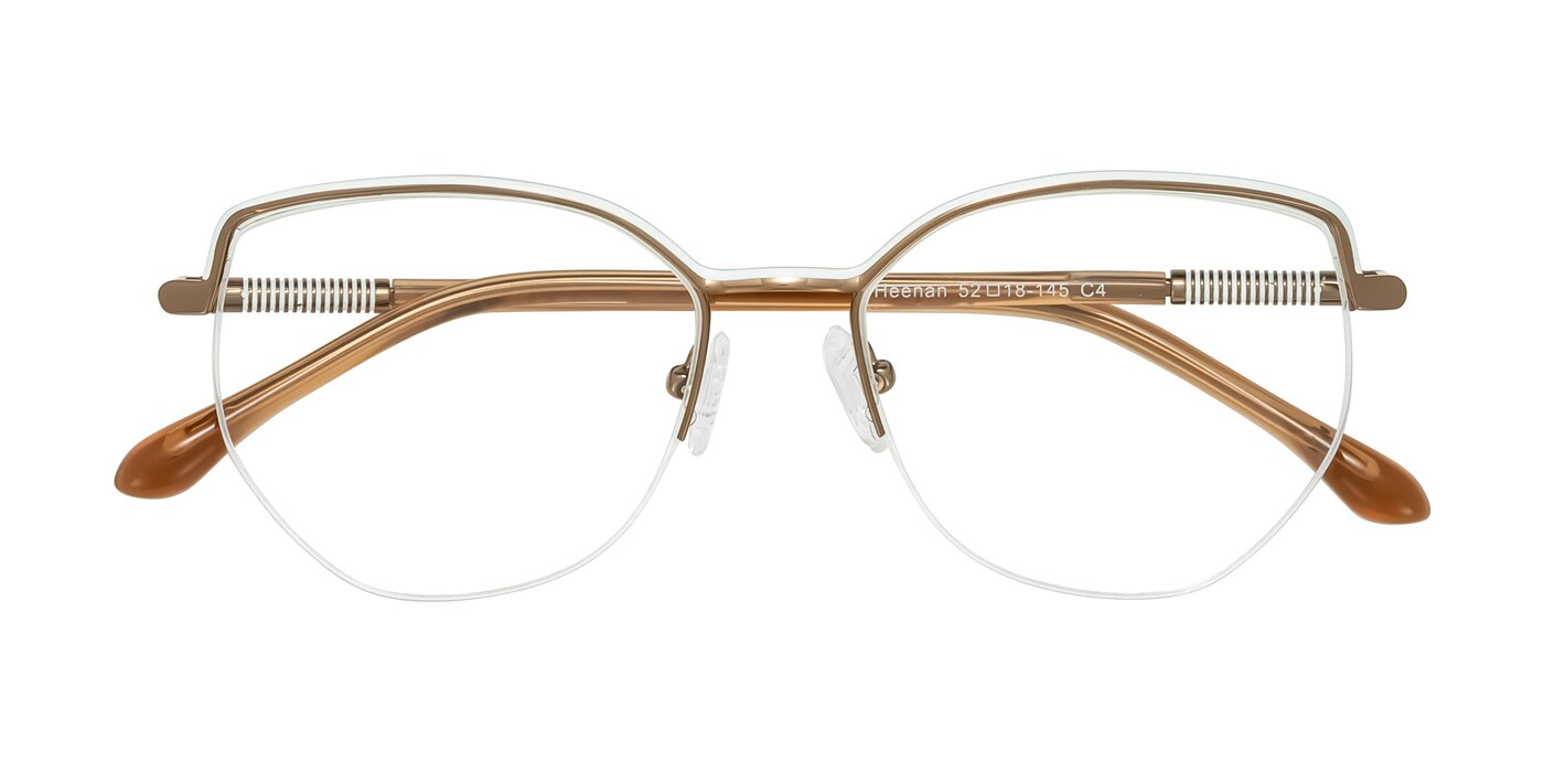 Heenan - White/Bronze Reading Glasses