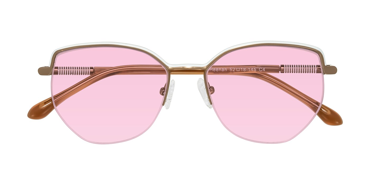 Heenan - White/Bronze Tinted Sunglasses