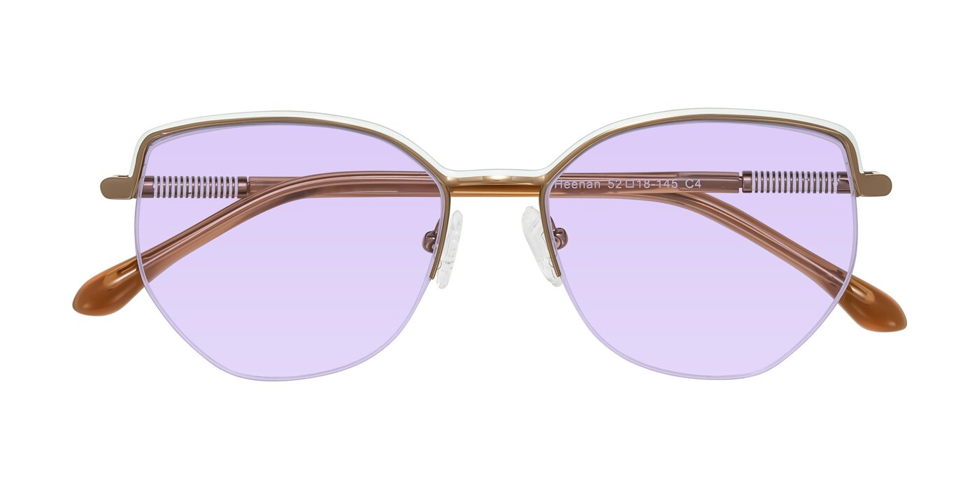 Heenan - White/Bronze Tinted Sunglasses