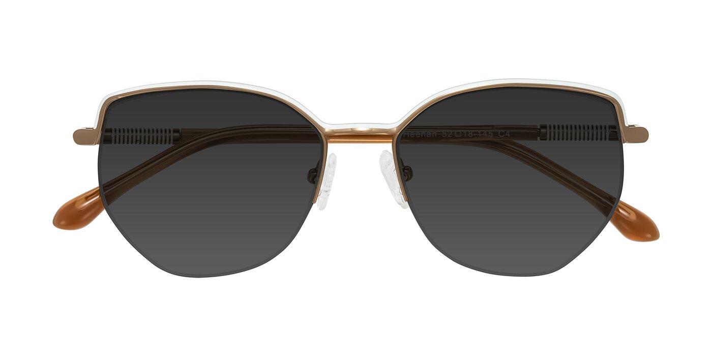 Heenan - White/Bronze Tinted Sunglasses