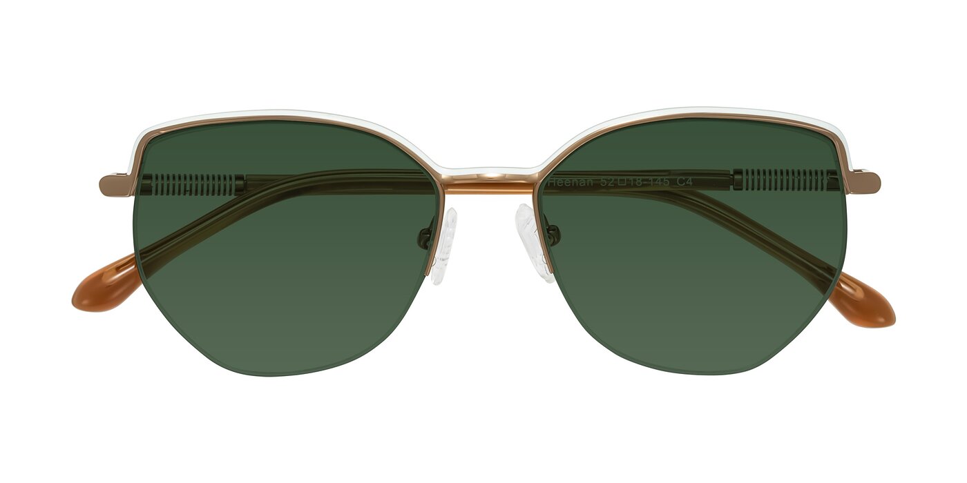 Heenan - White/Bronze Tinted Sunglasses