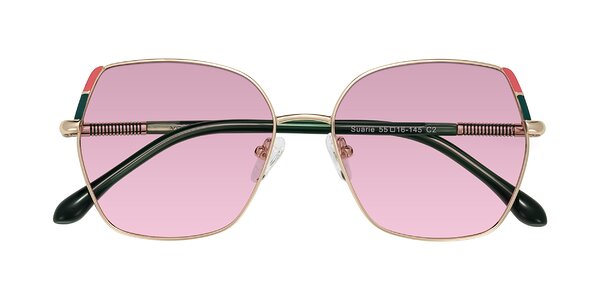 Front of Suarie in Gold/Green