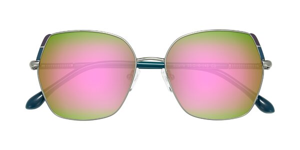 Front of Suarie in Gunmetal/Teal