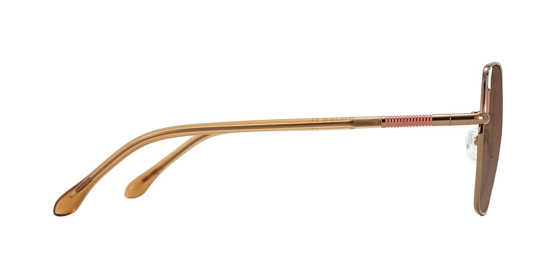 Side of Suarie in Bronze/Brown with Brown Tinted Lenses