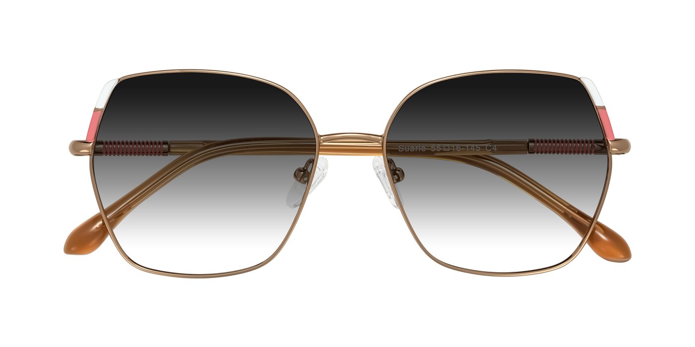 Suarie - Bronze/Brown Gradient Sunglasses