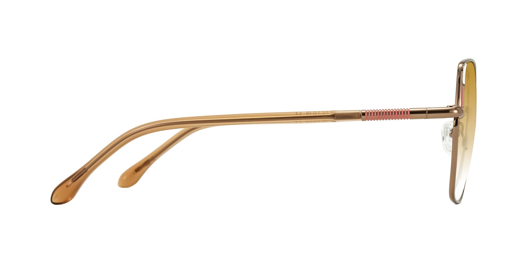 Side of Suarie in Bronze/Brown with Champagne Gradient Lenses