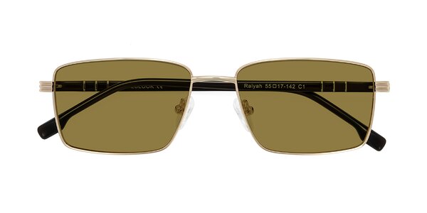 Front of Raiyah in Gold/Dark Brown